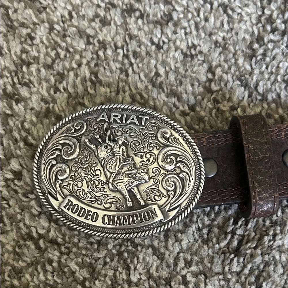 Ariat Brown Leather Belt